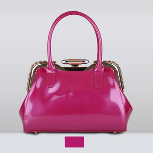 Patent leather handbag women