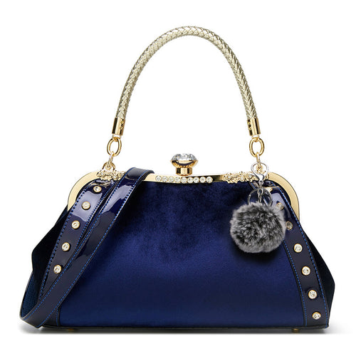 Brand Designer Velvet  Women Handbag